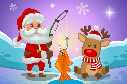 크리스마스 물고기 낚시게임 - SANTA'S CHRISTMAS FISHING