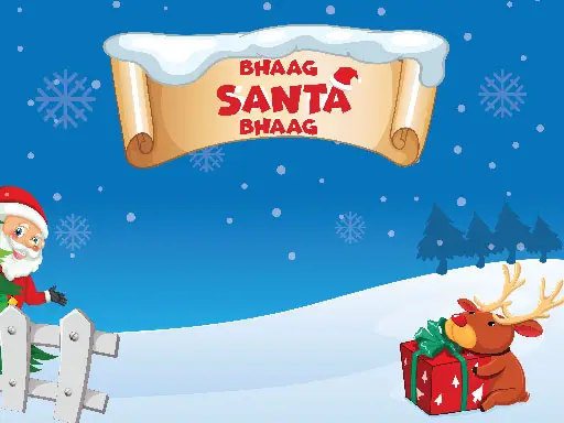 산타클로스 선물수집게임 - BHAAG SANTA BHAAG