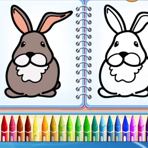 토끼 색칠하기 게임 (COLORING BUNNY BOOK)