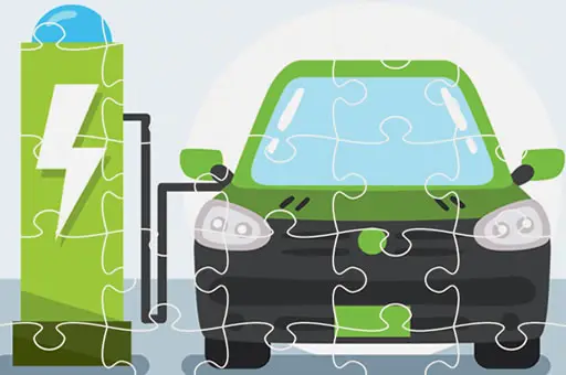 전기 자동차 직소 퍼즐 게임 (ELECTRIC CARS JIGSAW)