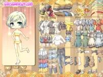 네모소녀 옷입히기 게임 (Hanitea Dressup)